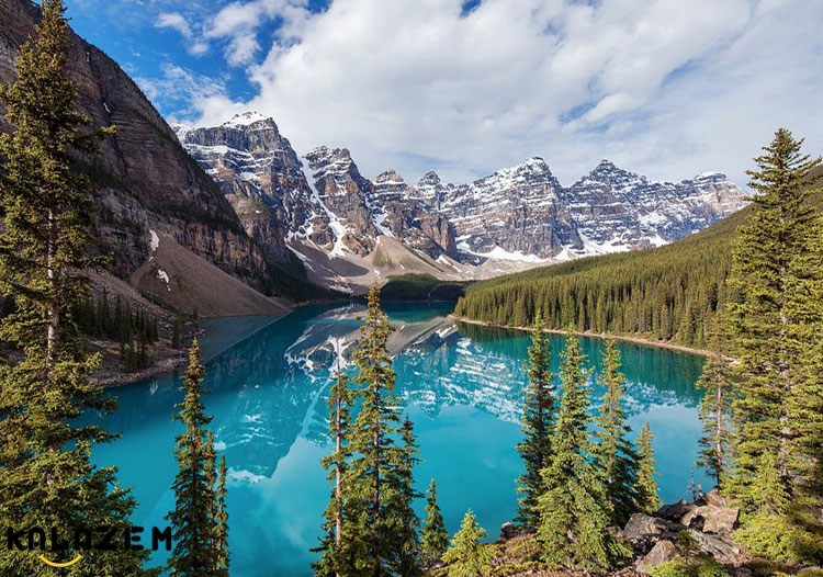 هفتمین مکان باورنکردنی دریاچه مورین در کانادا است